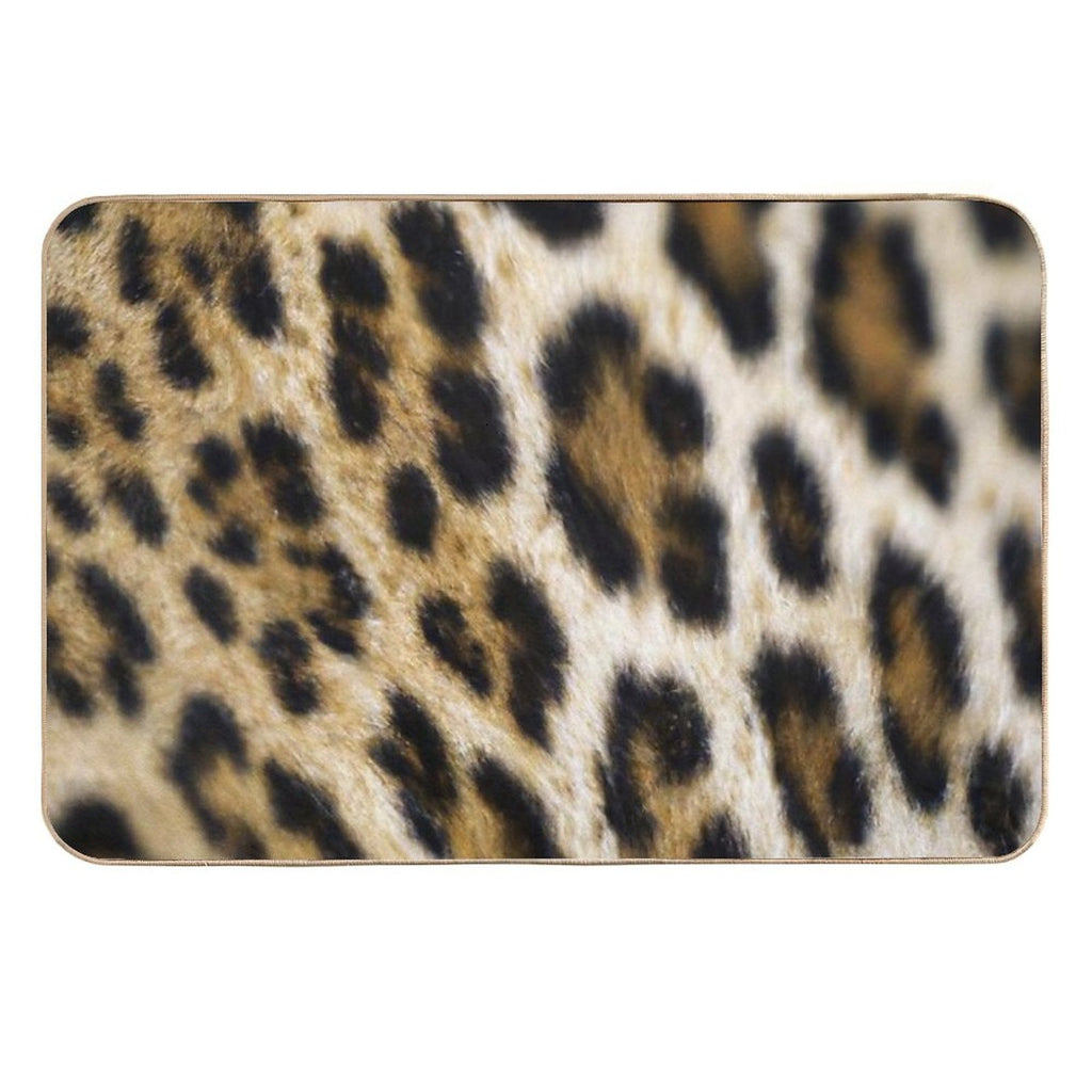Leopard Skin Pattern  Absorbent Bath Mat