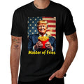 Master of Fries Trump 2024 Funny Drive-Thru Meme  Trendy Pattern T-Shirt