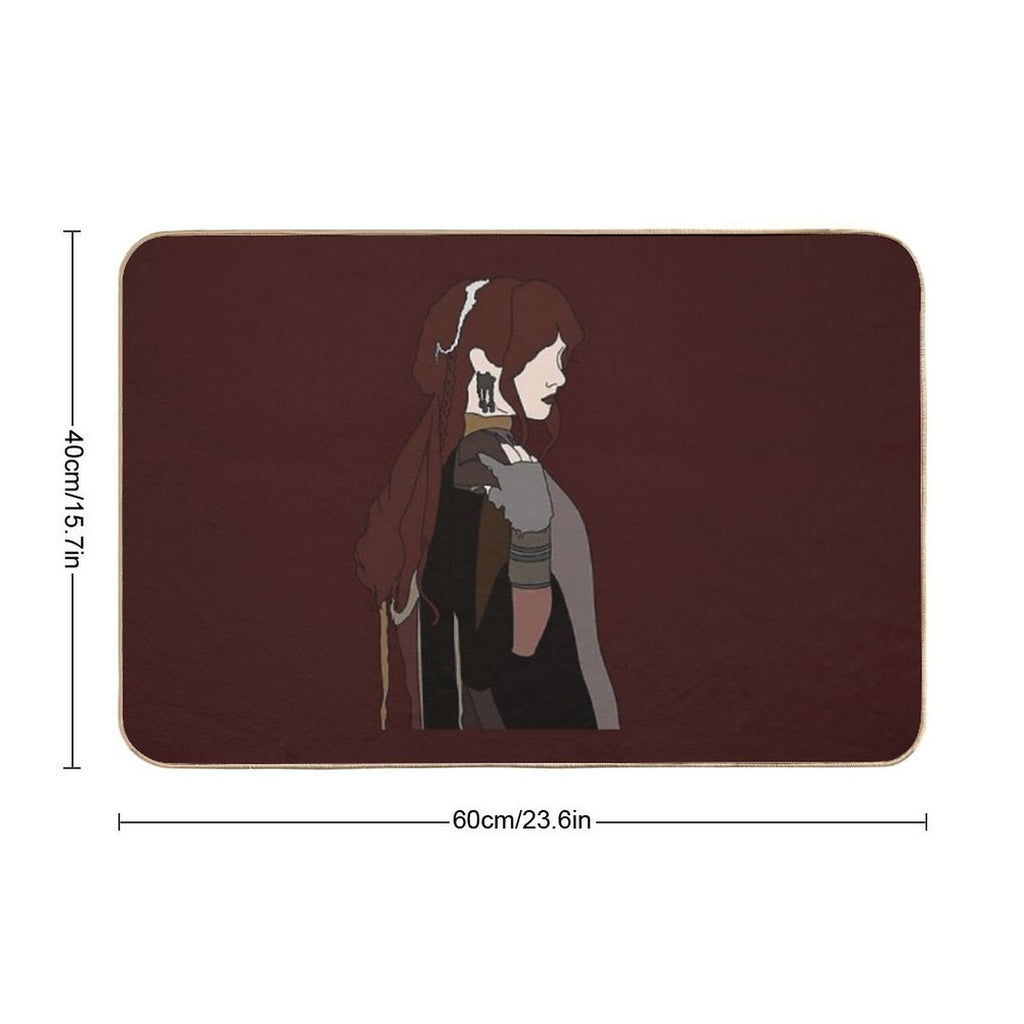 Roan of Arc  Stain-Proof Bath Mat