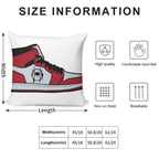 Into The Spider-Verse Shoe Soft Fade-Resistant Throw Pillow