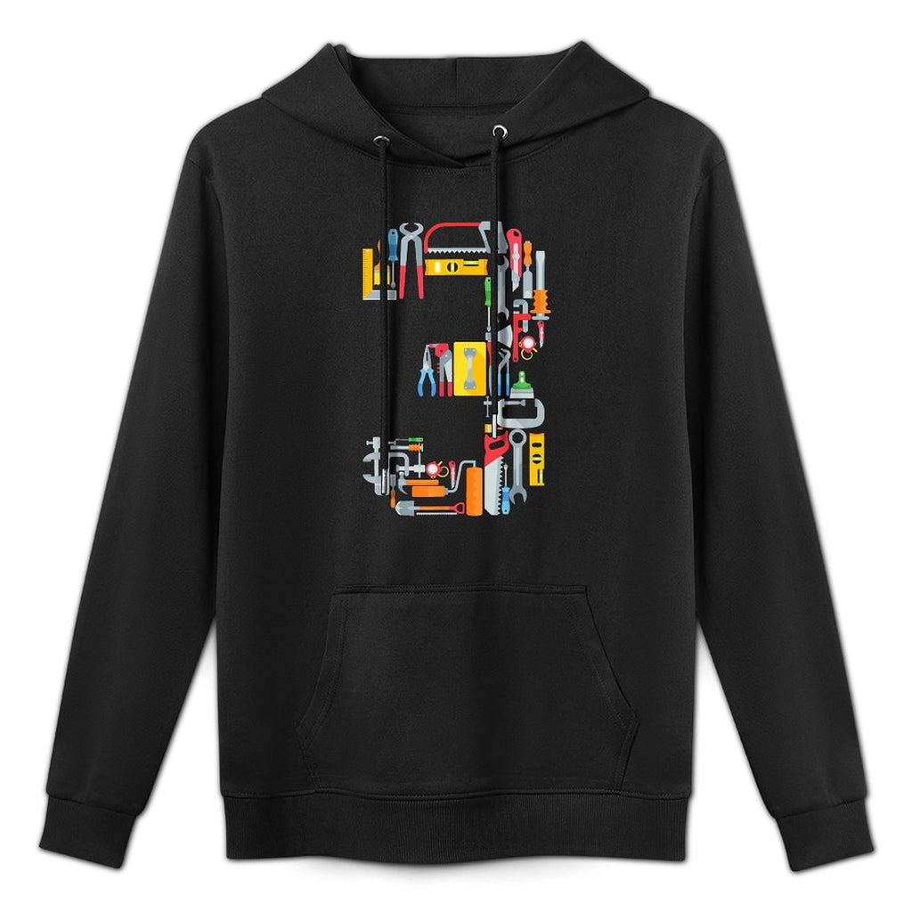 Fun 3rd Birthday Construction Building Tools Kids 3 Year Old Moisture-Wicking Hoodie