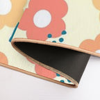 Flower Doodle  Non-Slip Bath Mat