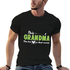 On That Course Golf Grandma Of A Golf Player Grandmother  Slim-fit Cut T-Shirt