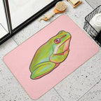 Colorful Frog  Eco-Friendly Bath Mat