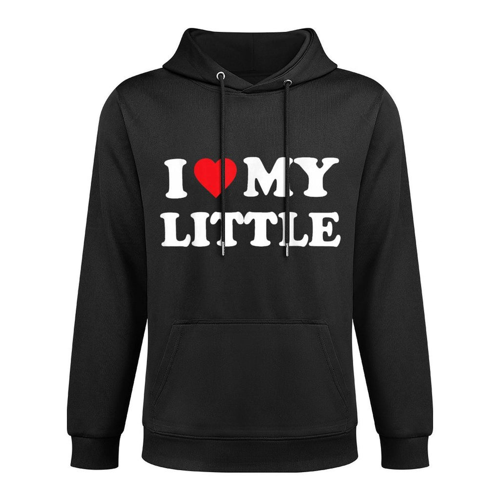 I Heart My Little Funny Matching Little Big Sorority Medium-Weight Fabric Hoodie