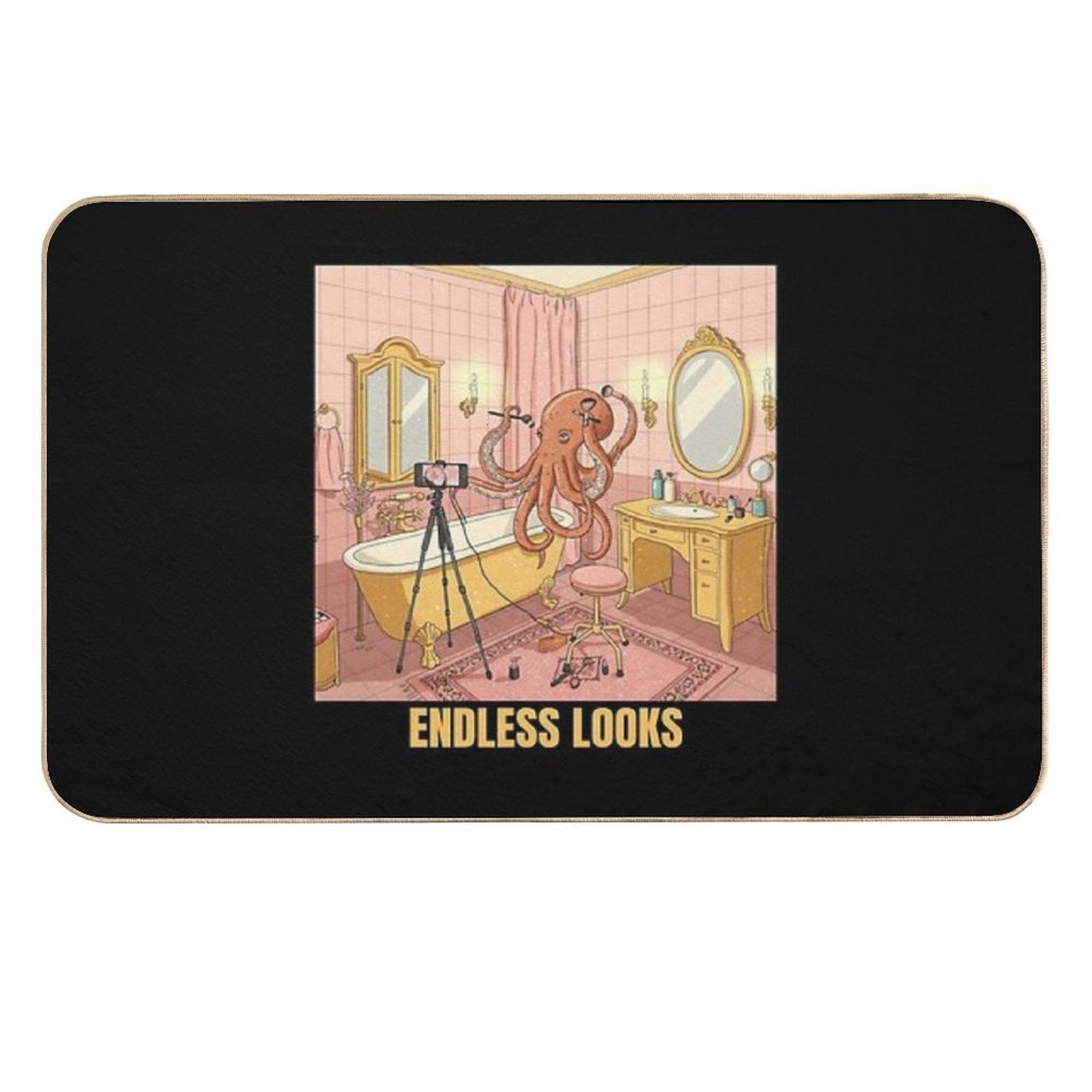 Glam Tentacles Mode Durable Bath Mat