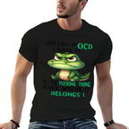 Cute Crocodile You Call It OCD I Call It  Graphic-printed T-Shirt