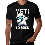 Cute Dabbing Yeti Funny Yeti To Rock  Quick-drying T-Shirt