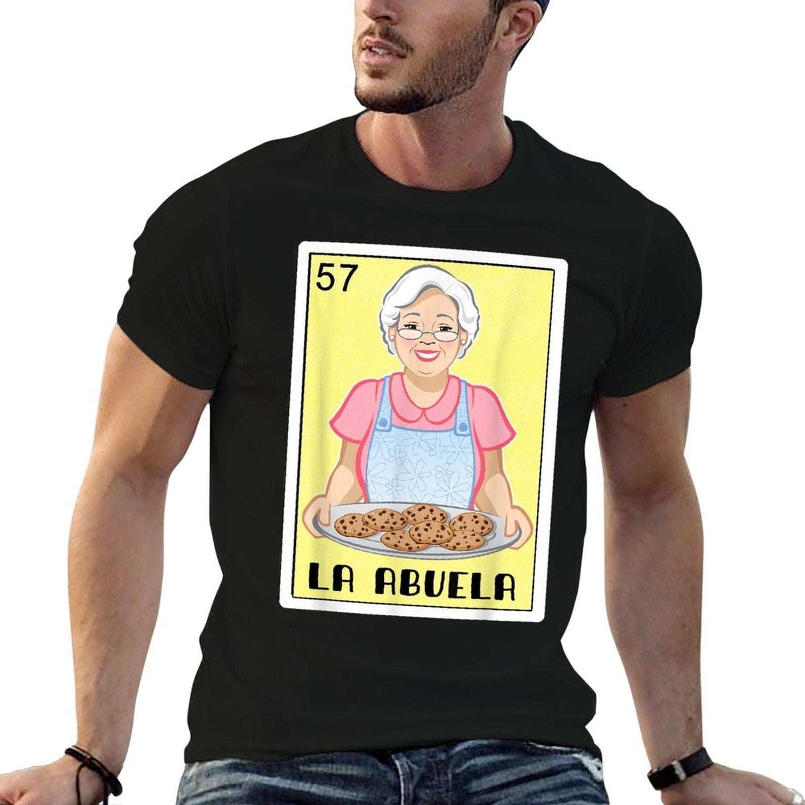 Spanish-Mexican Bingo Funny Gifts for Abuela - La Abuela  Durable T-Shirt