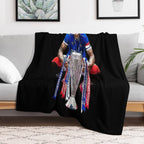 James Tavernier Celebration with Trophy Anti-pilling Throw Blanket
