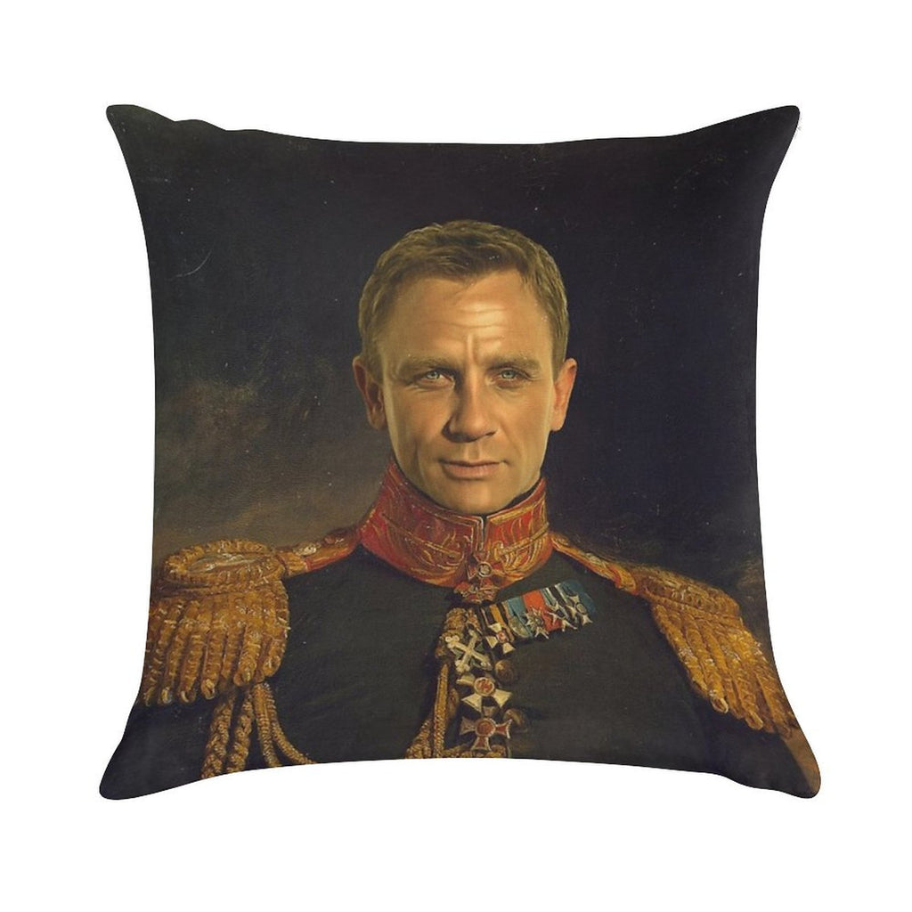 Daniel Craig - Replaceface Soft Durable Construction Throw Pillow