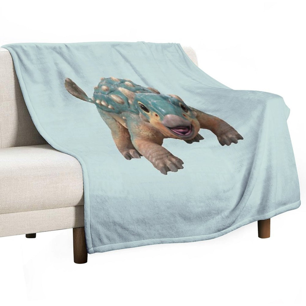 Bumpy Ankylosaurus Magniventris Versatility Throw Blanket