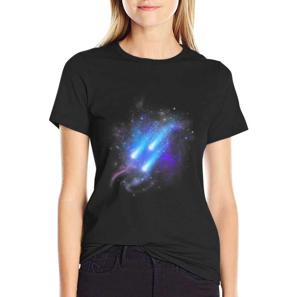 Comets Outer Space Astonomer Shooting Stars Planets Comet  Classic T-Shirt