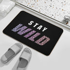 Stay Wild Ben Azelart  Easy Maintenance Bath Mat