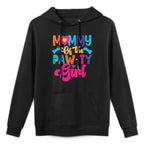 Mommy Of The Birthday Girl Dog Paw Family Matching Party All-Day Comfort Hoodie