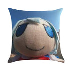 Cirno Fumo Close Up  Fumo Fumo Plush Soft Home Decor Throw Pillow