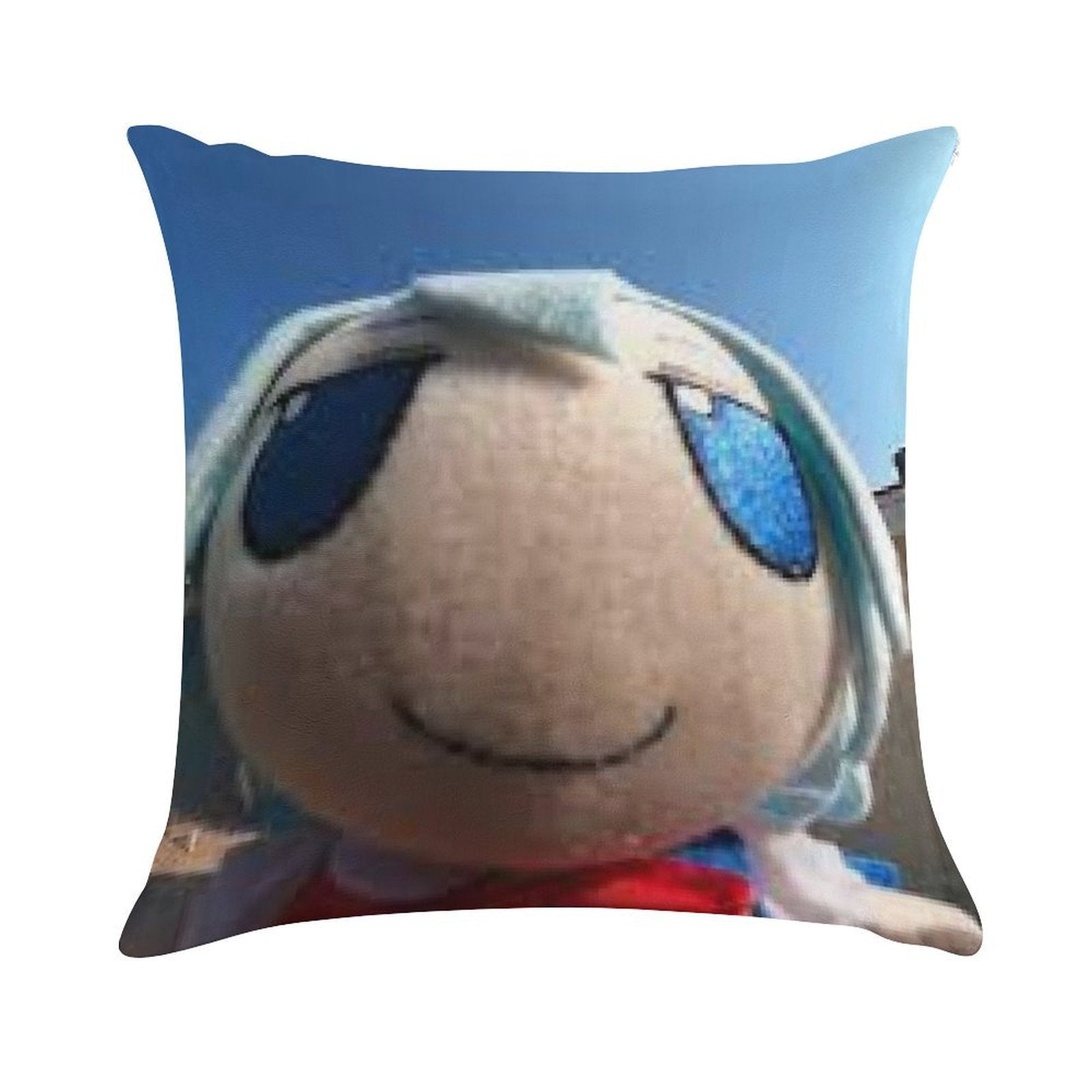 Cirno Fumo Close Up  Fumo Fumo Plush Soft Home Decor Throw Pillow