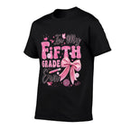 In My Fifth Grade Era Coquette Back To School Teacher Girl  Relaxed-fit T-Shirt