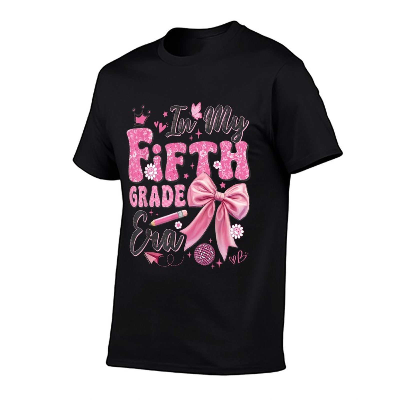 In My Fifth Grade Era Coquette Back To School Teacher Girl  Relaxed-fit T-Shirt
