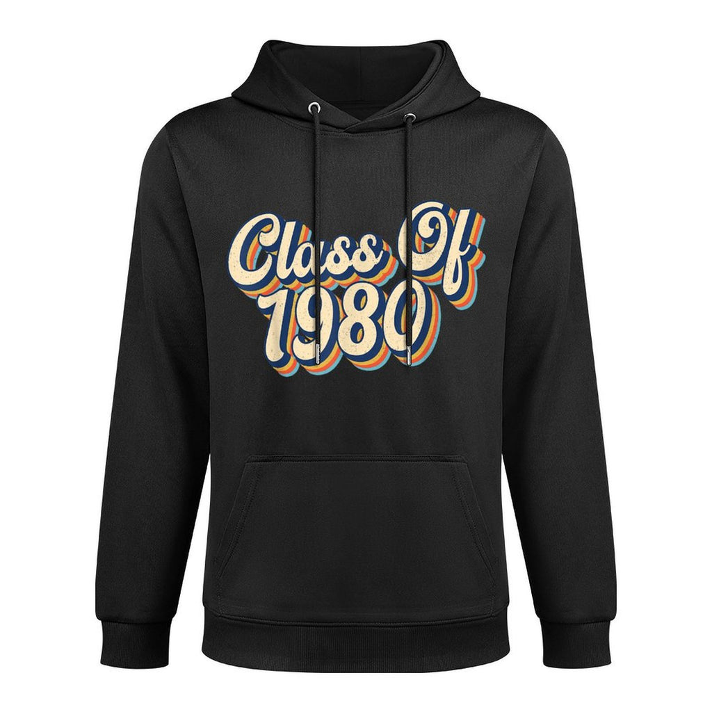 Class of 1980 High School Reunion Vintage Shrink-Resistant Hoodie