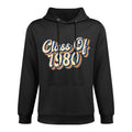 Class of 1980 High School Reunion Vintage Shrink-Resistant Hoodie