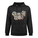 Class of 1980 High School Reunion Vintage Shrink-Resistant Hoodie