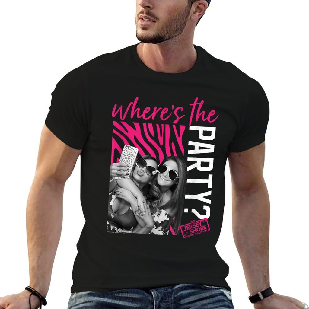 Jersey Shore Snooki  Sammi Pink Zebra Print Reality TV  Graphic-printed T-Shirt