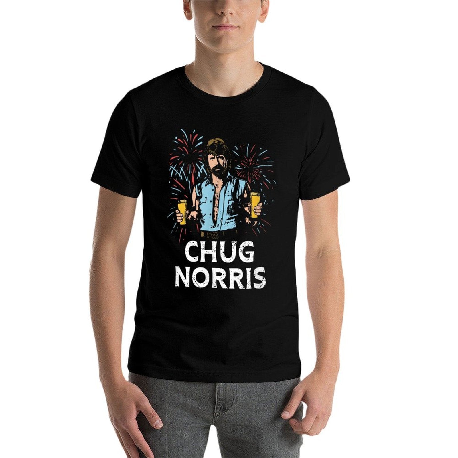 Funny 4th of July Chug Norris Unisex for Men, Women  Vintage-inspired T-Shirt