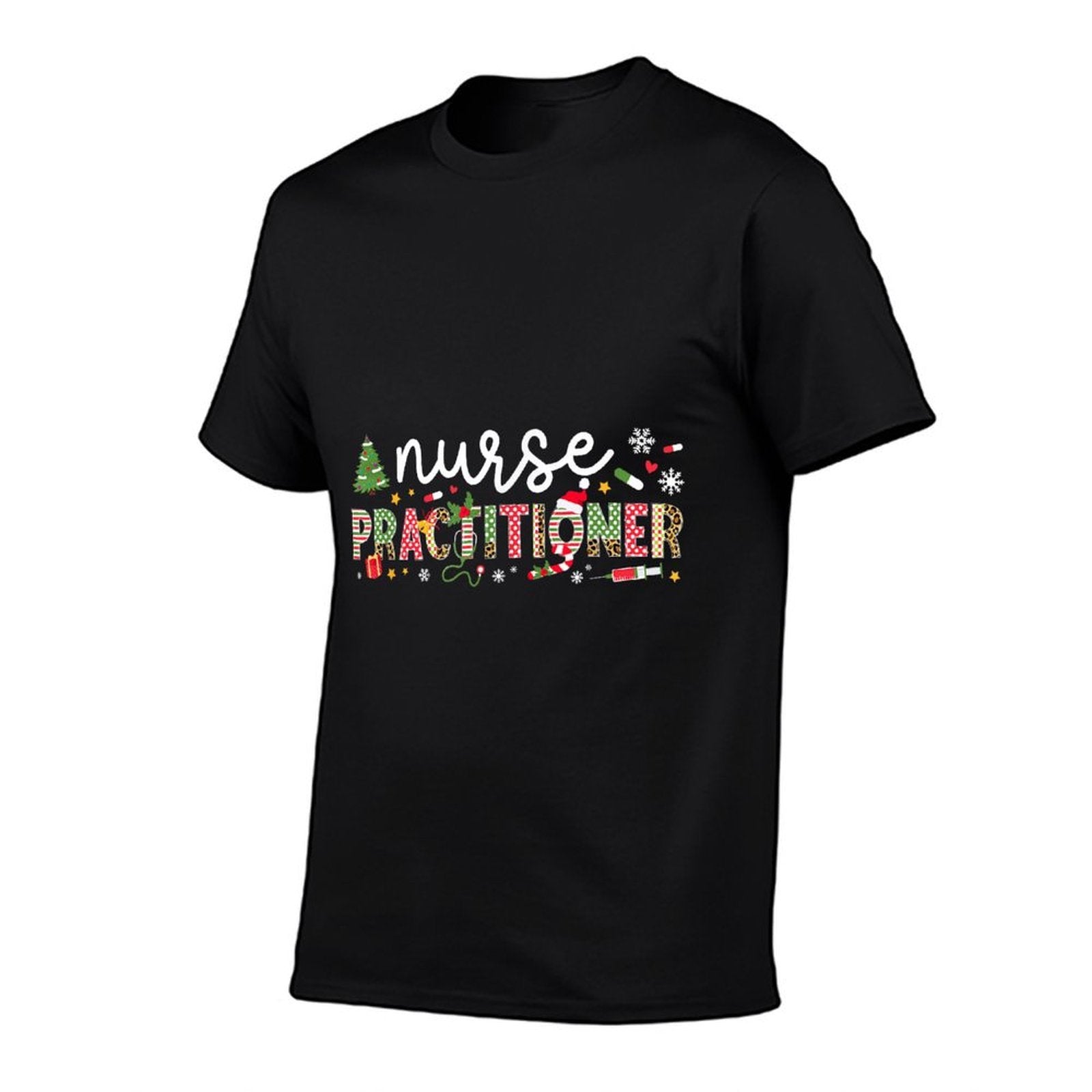Nurse Practitioner Christmas Nurse Practitioner Xmas Party  Affordable Price T-Shirt