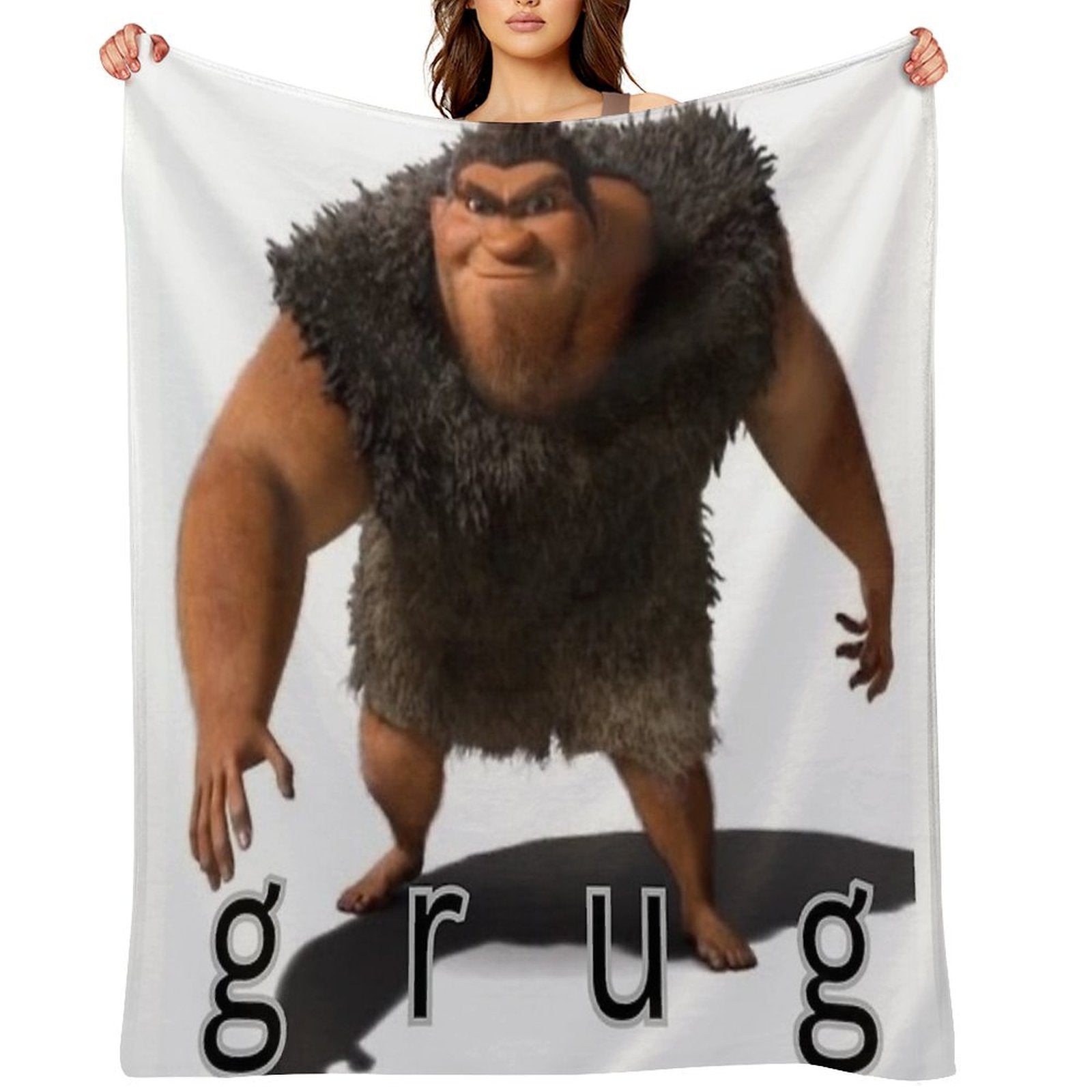 I Call It Grug Travel-friendly Throw Blanket