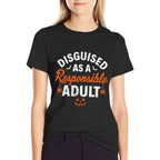 Halloween Dressed Up As A Responsible Adult  Eco-friendly Material T-Shirt