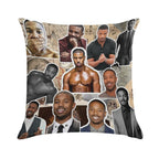 Michael B Jordan Photo Collage Soft Easy Maintenance Throw Pillow