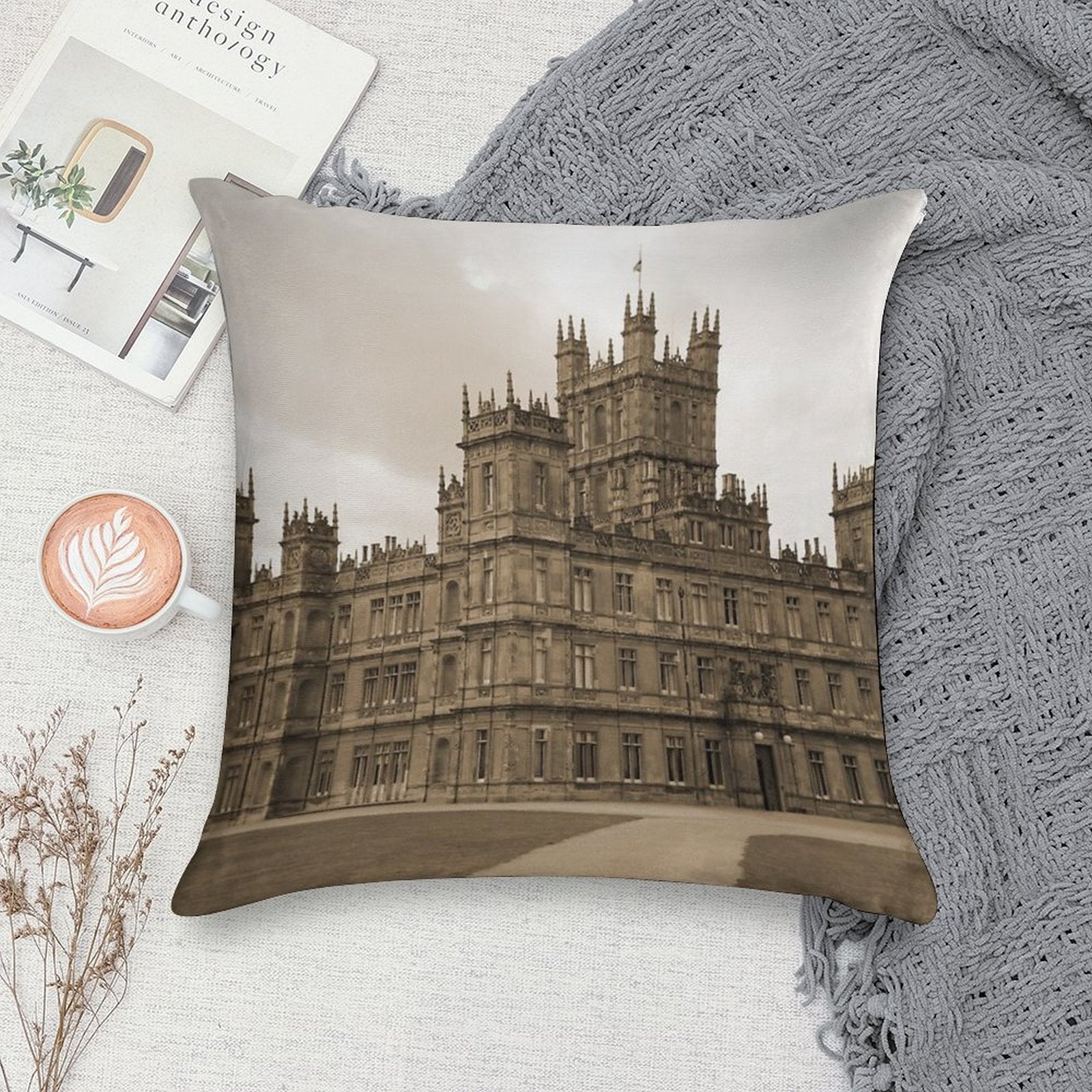 Downton Abbey Soft Ultra-Soft Texture Throw Pillow
