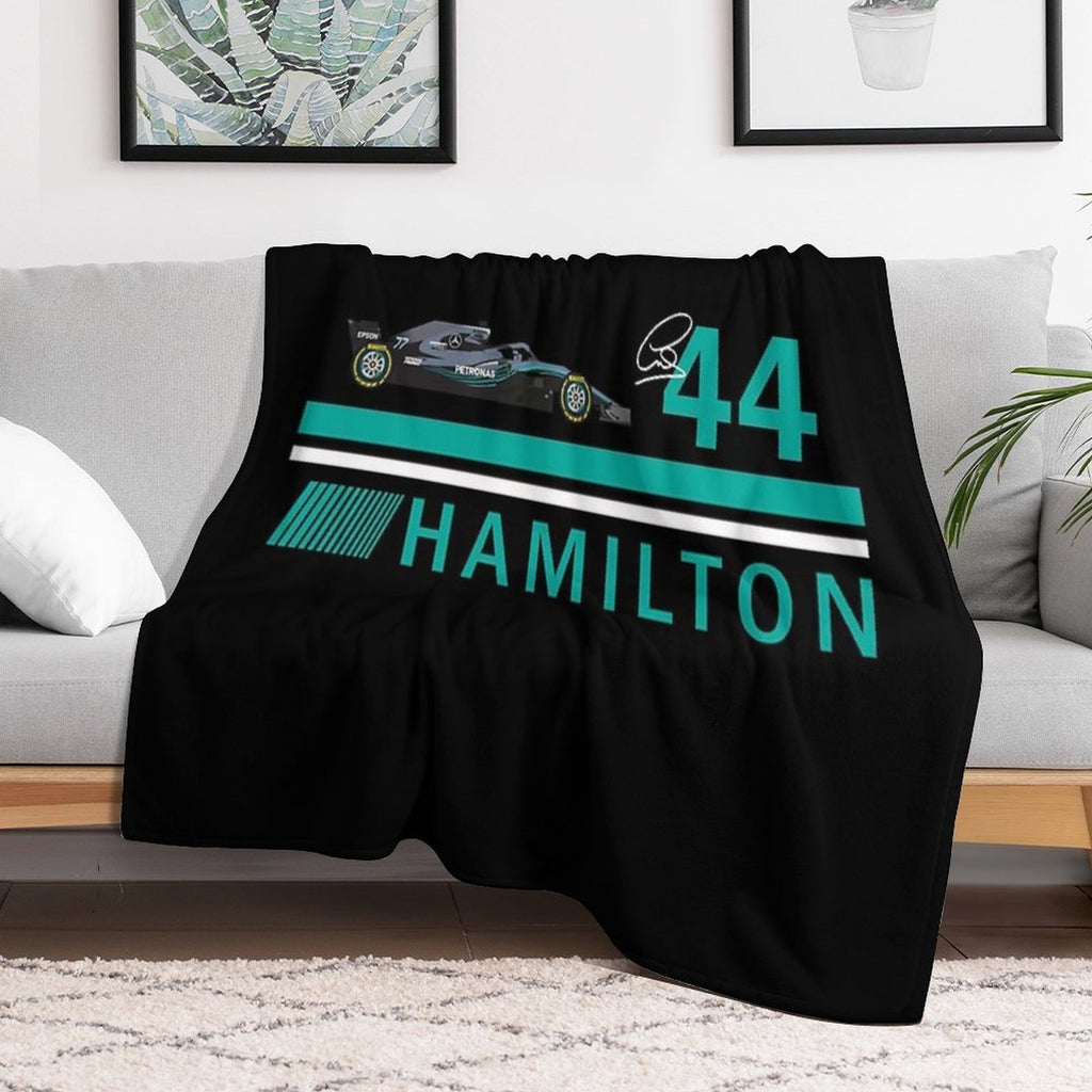 Lewis Hamilton Compact Throw Blanket