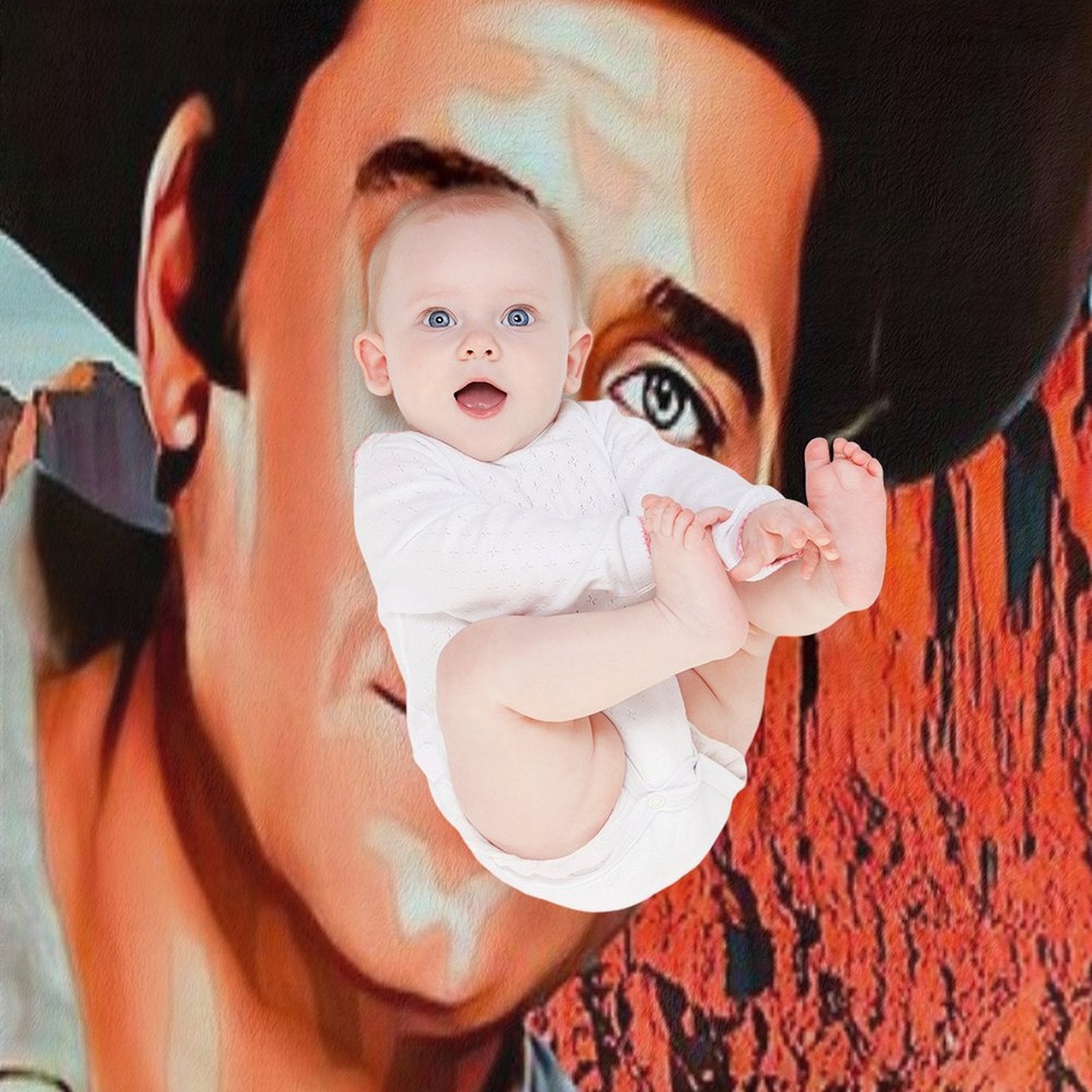 Clint Walker,Cheyenne Bodie 1960's TV Eco-conscious Throw Blanket