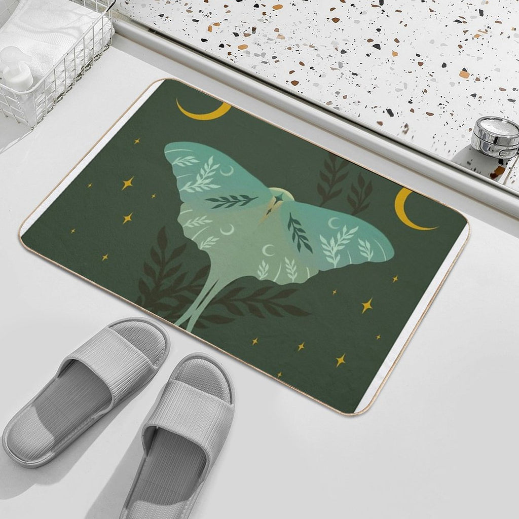Moth And Moon  Pet-Safe Bath Mat