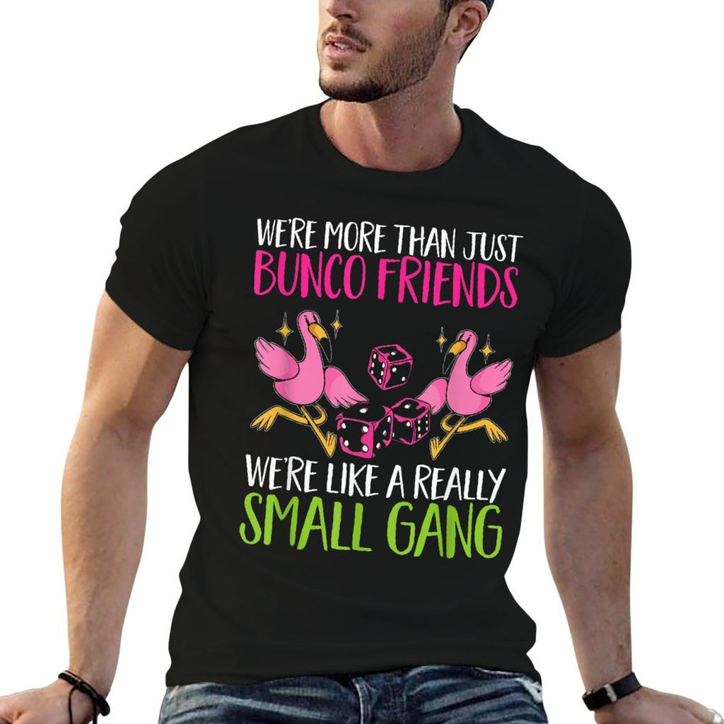Bunco Game Flamingo Bunco Friends  Tagless Design T-Shirt