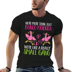 Bunco Game Flamingo Bunco Friends  Tagless Design T-Shirt
