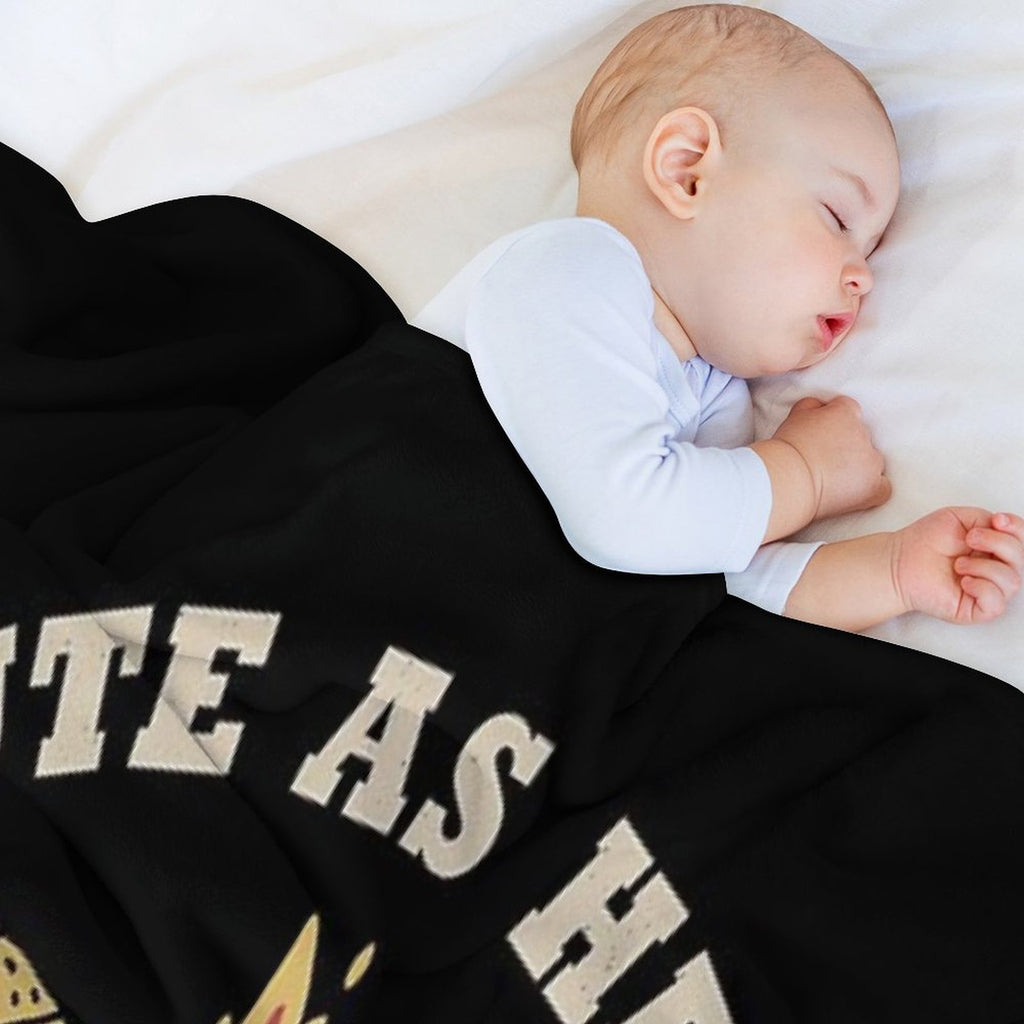 Cute As Hell Plush Throw Blanket