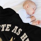 Cute As Hell Plush Throw Blanket