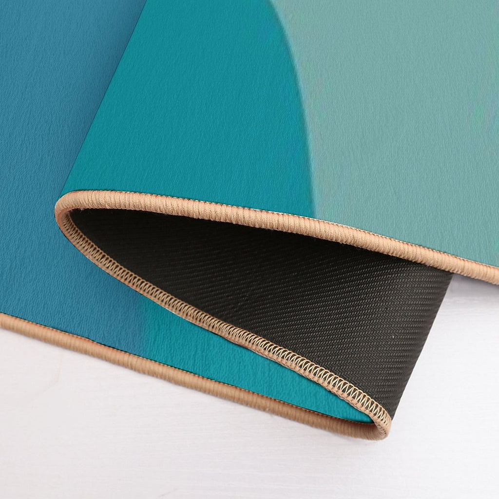 Retro Summer Swirl Wave #1 #minimal #decor #art  Rapid-Drying Bath Mat