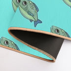 Blue Fishy  Odorless Bath Mat