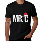Funny Mr. C - Santa Claus Hat Christmas  Graphic-printed T-Shirt
