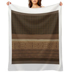 Decorative Ethnic Shrink-resistant Throw Blanket