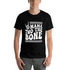 Funny 2nd Birthday Boy Mama Of The Bad Two The Bone Family  Eco-friendly Material T-Shirt