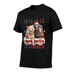 Fa La La Labrador Funny Christmas  Breathable T-Shirt