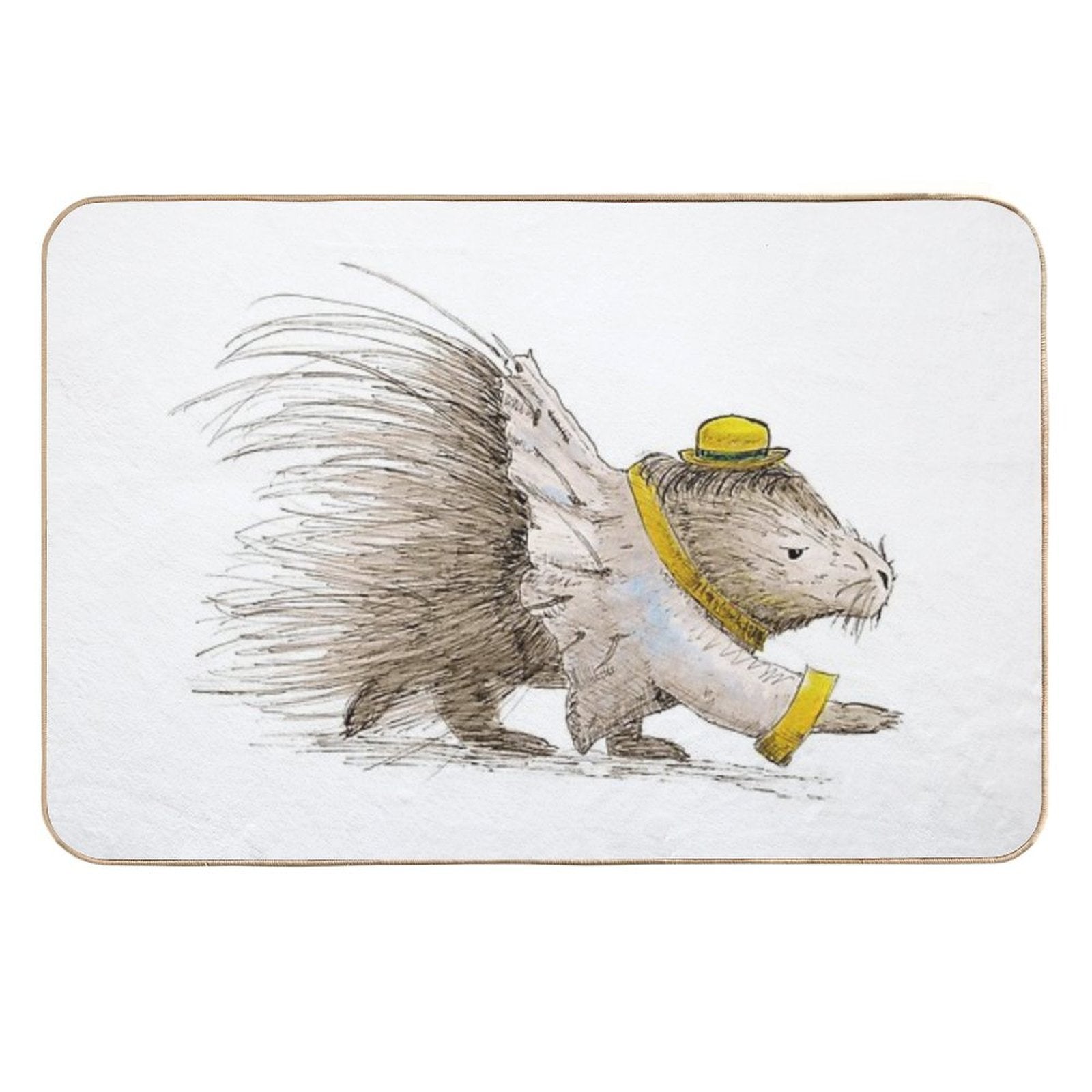 A Prickly Morning Commute  Toxin-Free Bath Mat