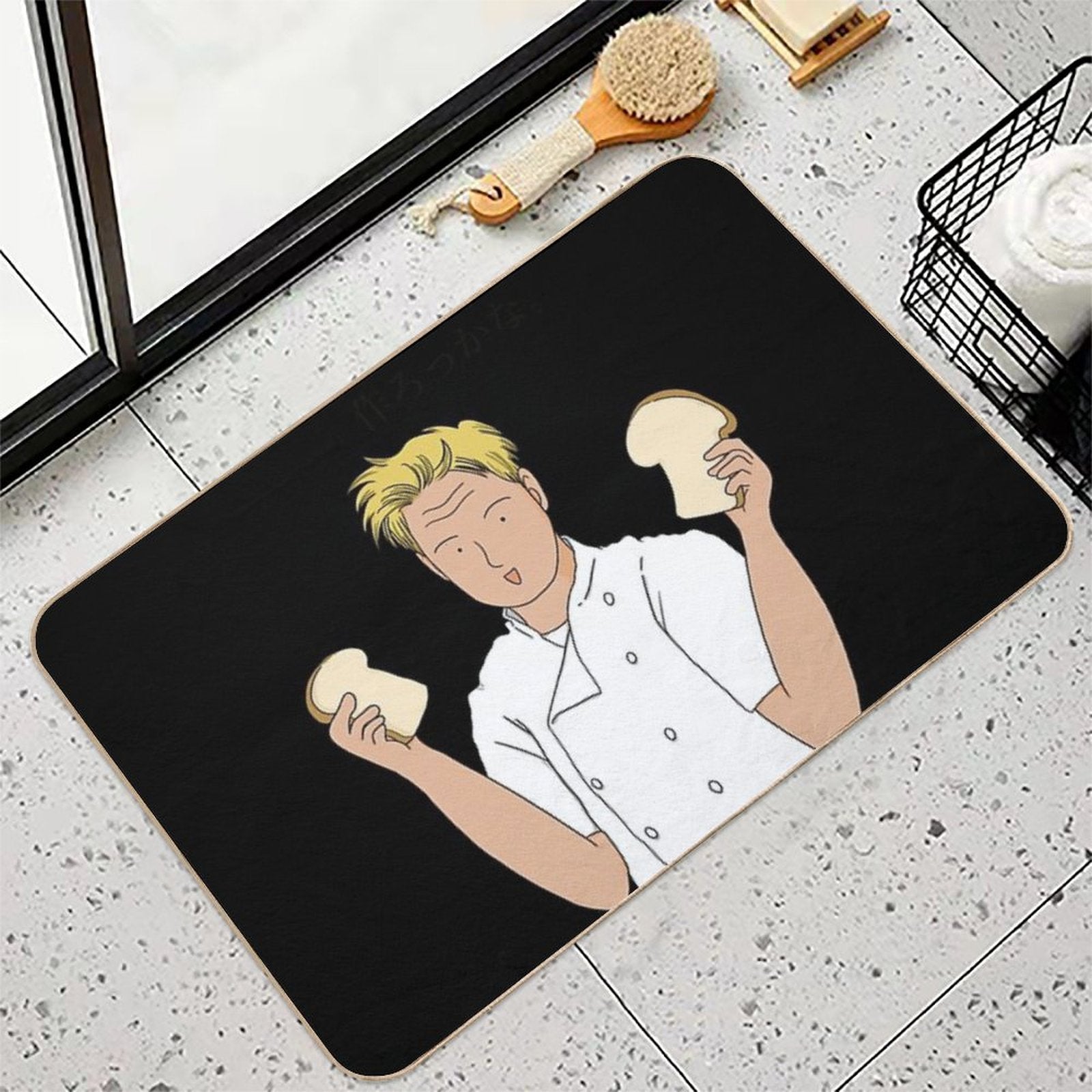 Chef Ramsay 'Sandwich Time' - Hell's Kitchen  Non-Slip Bath Mat