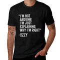 Womens Ozzy Quote Funny Birthday Custom Name Idea Engineer  Ribbed Collar T-Shirt