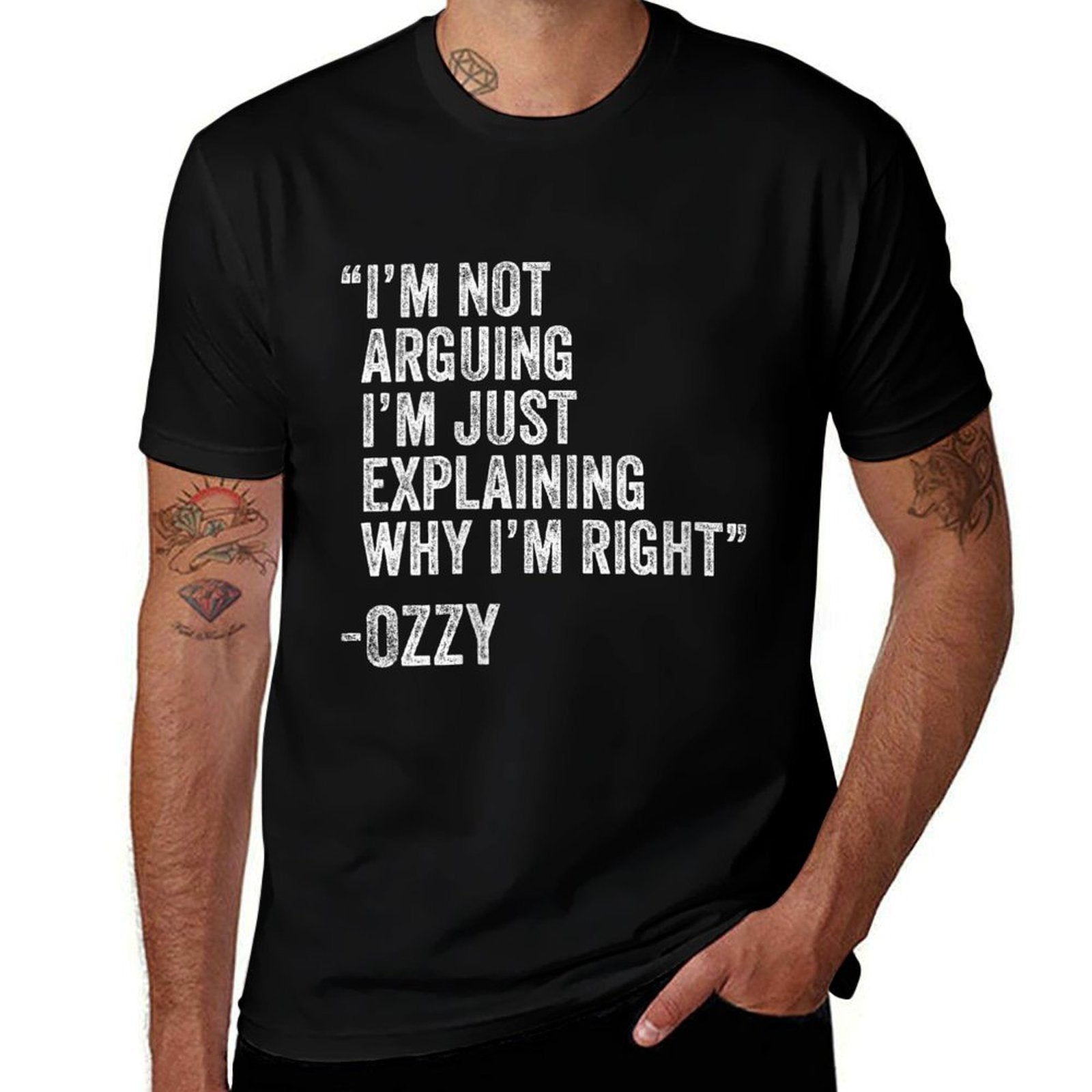 Womens Ozzy Quote Funny Birthday Custom Name Idea Engineer  Ribbed Collar T-Shirt